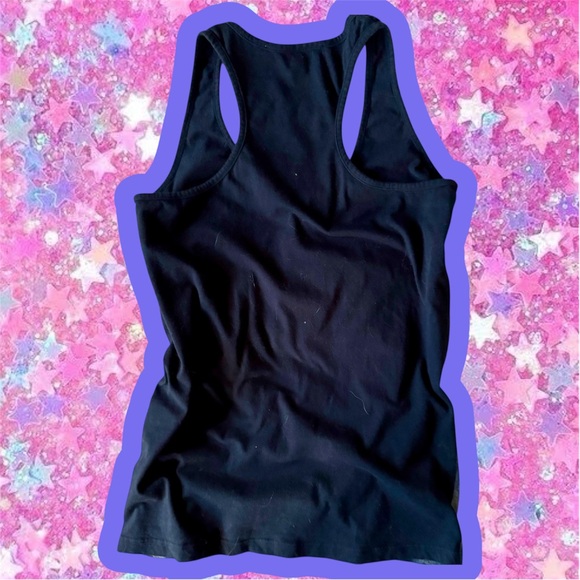 Stella McCartney Wolf Tank Top Sz 2 80s Chloe tee 90s Y2K 2000s vegan designer - Picture 9 of 15